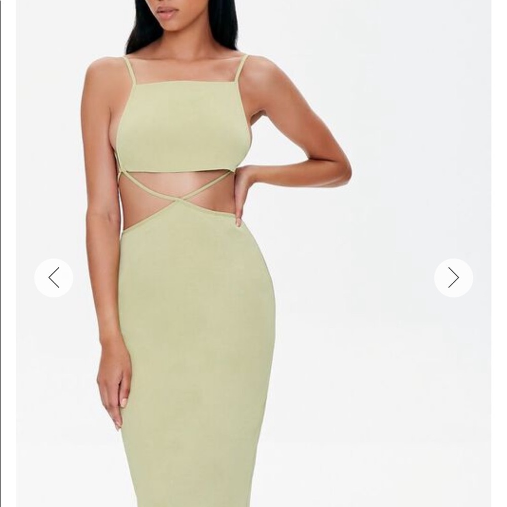 Forever 21 Cutout Cami Midi Dress - Picture 2 of 7